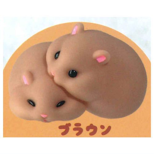 1A434『現貨』捏捏雙子倉鼠 YELL 扭蛋 轉蛋 