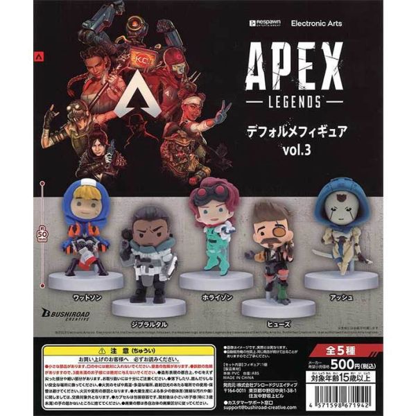 2A87『現貨』APEX英雄Q版公仔P3 BUSHIROAD 扭蛋 轉蛋 