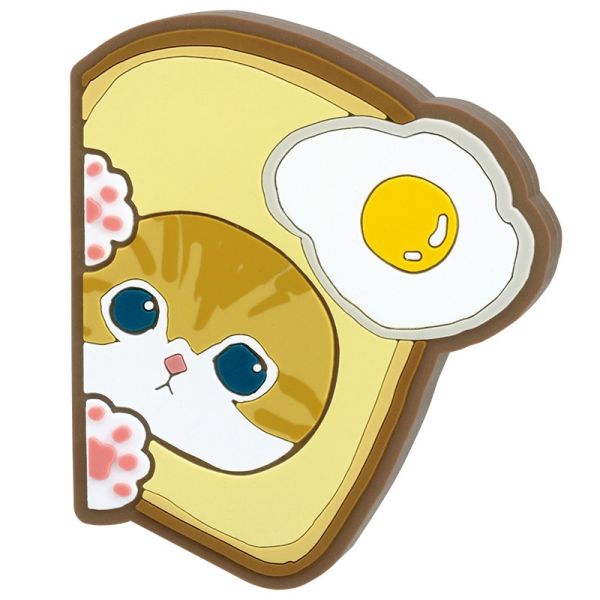 1A936『現貨』貓福珊迪探頭軟膠磁鐵 KITAN 扭蛋 轉蛋 