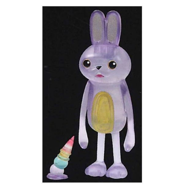 1A919『現貨』可撥兔-透明篇 Qualia 扭蛋 轉蛋 