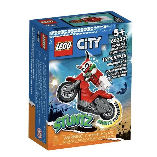 『現貨』LEGO 60332 City-蠻橫魔蠍特技摩托車 盒組 