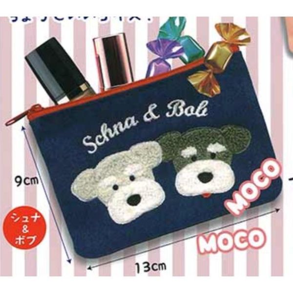 5A246『現貨』雪納與鮑伯刺繡小物包  AMUSE 扭蛋   轉蛋 