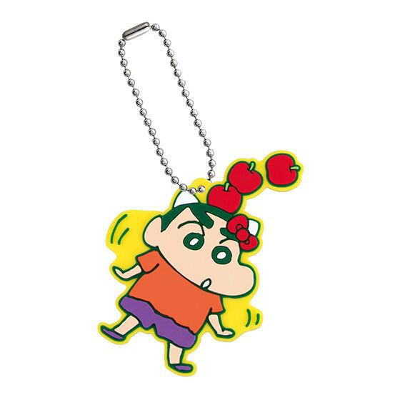 2A347『現貨』蠟筆小新x三麗鷗軟膠吊飾 BANDAI 扭蛋 轉蛋 