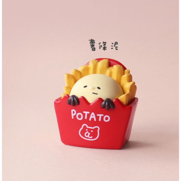 T075『現貨』鈴薯泥吃飽飽 夥伴玩具 扭蛋 轉蛋 