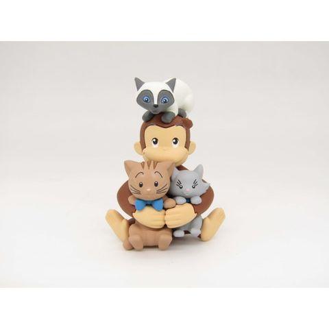 5A138『現貨』很多喬治猴公仔   T-ARTS  扭蛋   轉蛋 