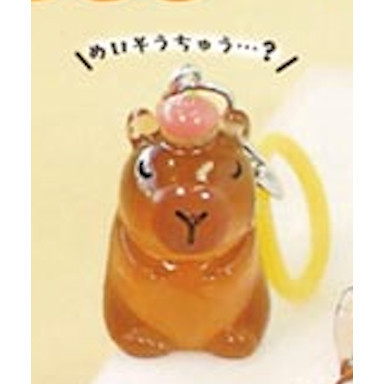 4A795『現貨』日常水豚造型吊飾 Bright Link 扭蛋 轉蛋 