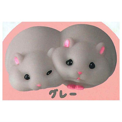 1A434『現貨』捏捏雙子倉鼠 YELL 扭蛋 轉蛋 