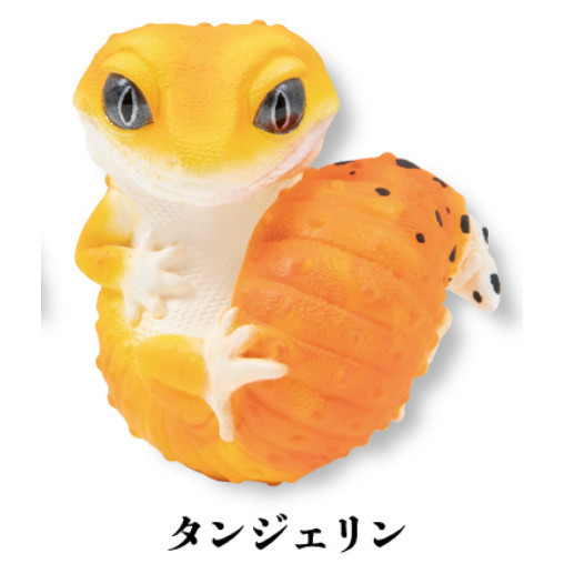 3A919『現貨』真工房可愛角色系列 豹紋壁虎吊飾 Qualia 扭蛋 轉蛋 