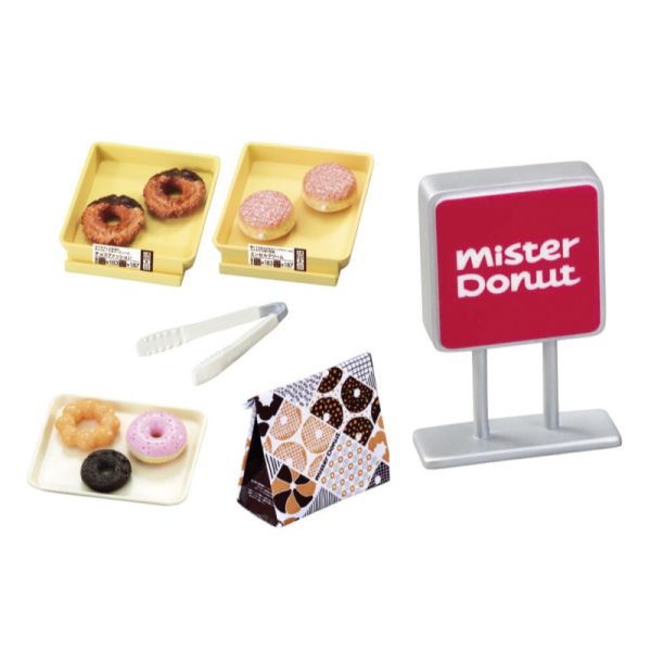 R360『現貨』Mister Donut 幸福的甜甜圈場景組 RE-MENT 盒玩 