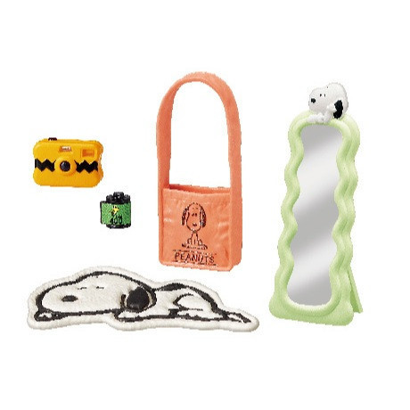 R291『現貨』史努比週末溫馨房場景組 RE-MENT 盒玩 