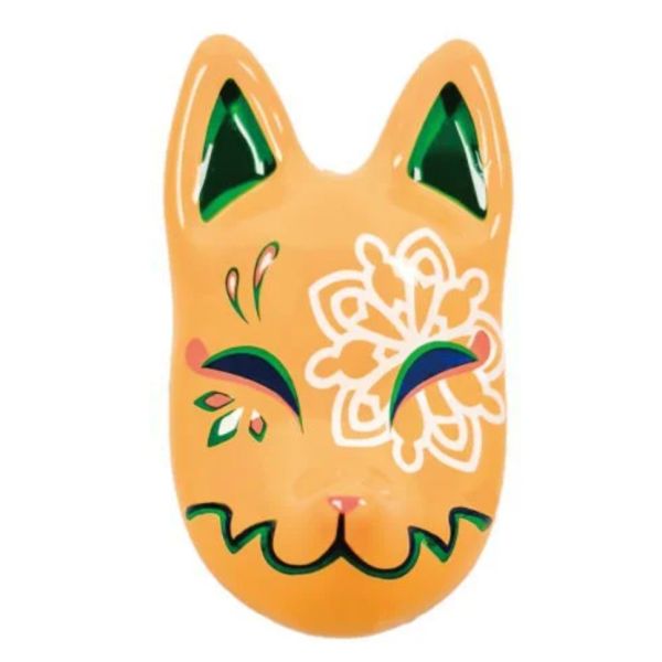 2A499『現貨』花面狐狸面具吊飾P9 SO-TA 扭蛋 轉蛋 