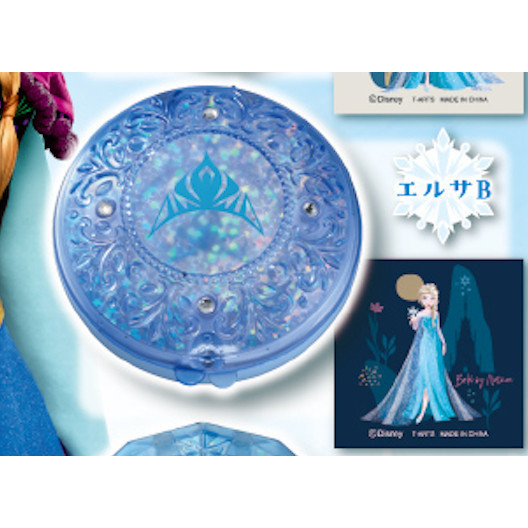 3A330『現貨』冰雪奇緣閃亮化妝鏡 T-ARTS 扭蛋 轉蛋 