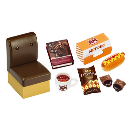 R295『現貨』袖珍R&M速食漢堡店 RE-MENT 盒玩 