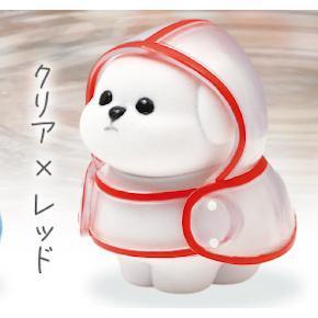6A330『現貨』雨衣犬公仔  Qualia  扭蛋   轉蛋 