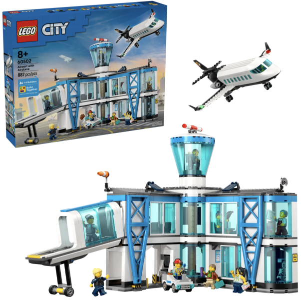 『現貨』LEGO 60502 City 機場與飛機 盒組 