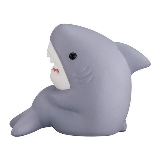 2A529『現貨』鯊魚排隊公仔 新色篇 BANDAI 扭蛋 轉蛋 