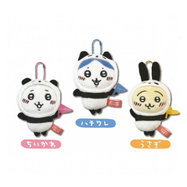 F070『現貨/點數兌換』吉伊卡哇兔兔-熊貓篇 東京限定  絨毛玩偶 