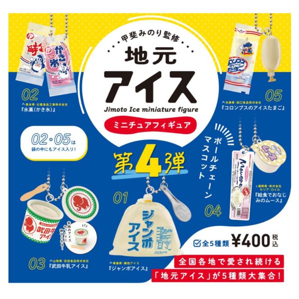 2A882『現貨』日本地區迷你冰棒P4 Kenelephant 扭蛋 轉蛋 