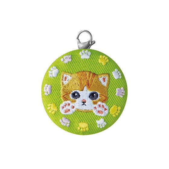 2A598『現貨』貓福珊迪刺繡吊飾 BANDAI 扭蛋 轉蛋 