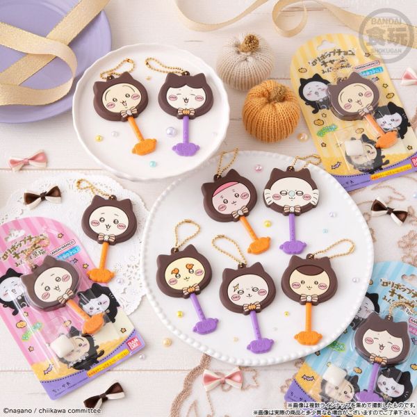 R336『現貨』吉伊卡哇棒棒糖黑貓篇吊飾  BANDAI 