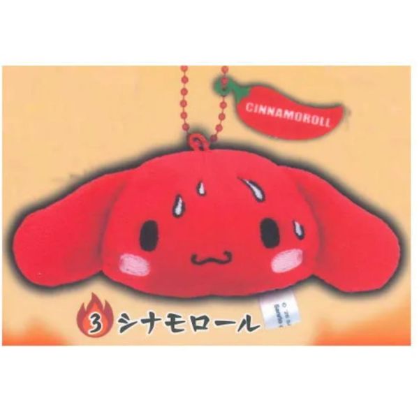 6A138『現貨』三麗鷗角色鈴鐺玩偶吊飾 激辣紅色Ver.  K2 STATION  扭蛋   轉蛋 