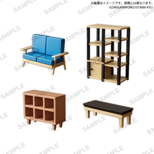 2A328『現貨』TAMA KYU LET'S DIY 組裝家具模型 BUSHIROAD 扭蛋 轉蛋 