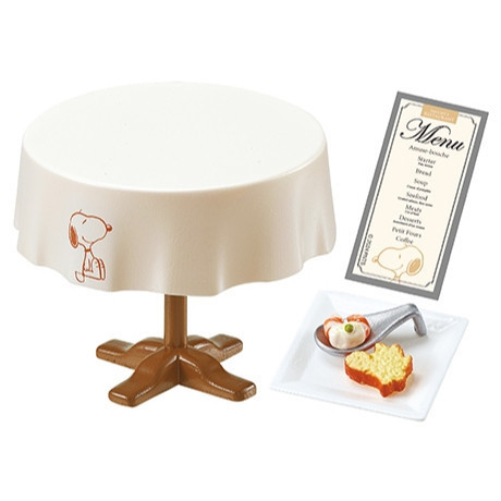 R207『現貨』史努比餐廳場景組 RE-MENT 盒玩 