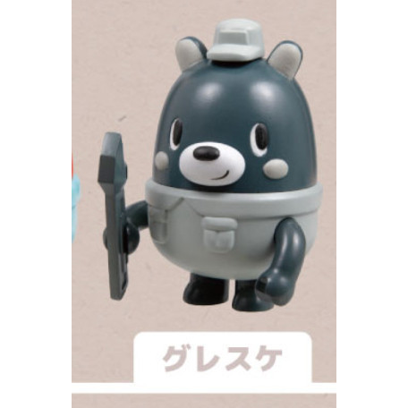 2A750『現貨』工作熊可動公仔 Qualia 扭蛋 轉蛋 