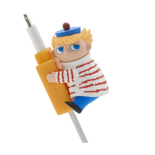 egb417『現貨』嚕嚕米充電線保護公仔P2 扭蛋 轉蛋 