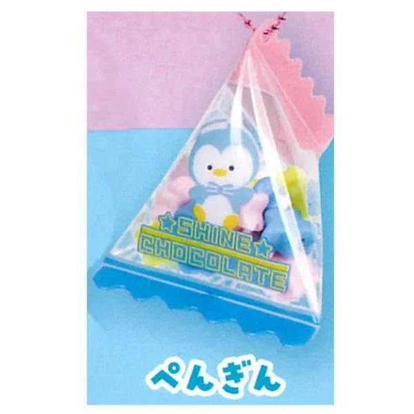 3A112『現貨』圓眼水族館三角糖果包裝吊飾 YELL 扭蛋 轉蛋 