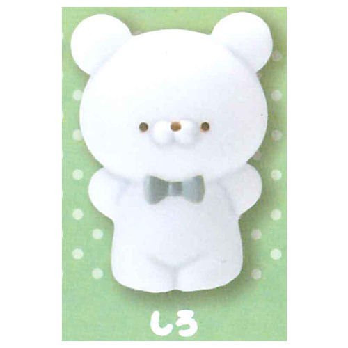 egb365『現貨』裝傻熊軟膠公仔-淺色篇 扭蛋 轉蛋 