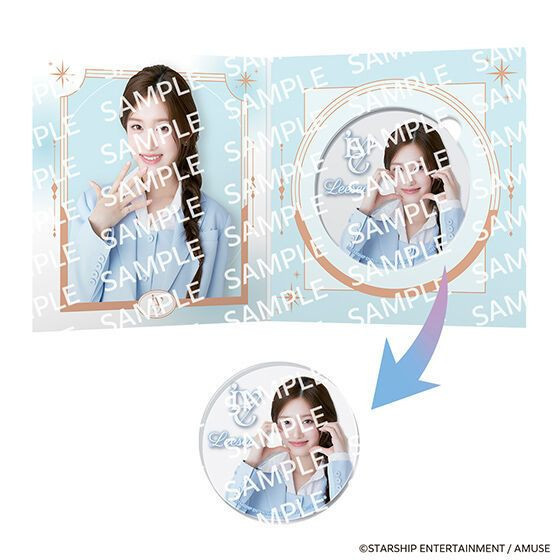 R255『現貨』IVE FROM STARSHIP ENTERTAINMENT WITH AMUSE杯墊 