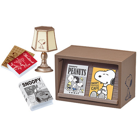 R57『現貨』史努比書房咖啡場景組 RE-MENT 盒玩 