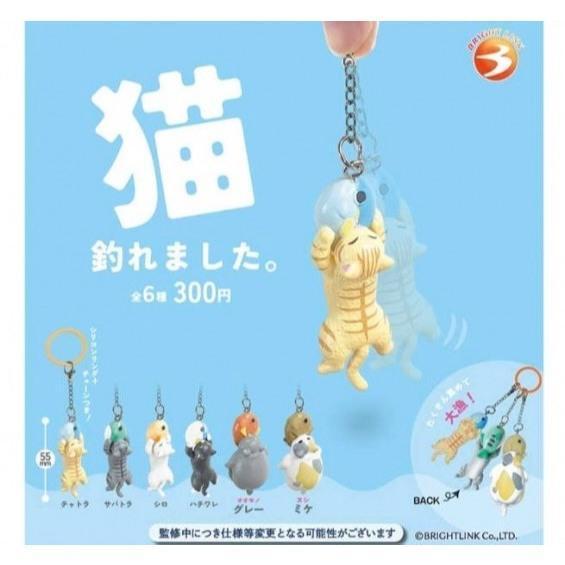 『預購』6月  釣到貓了吊飾   Bright link  扭蛋   轉蛋 