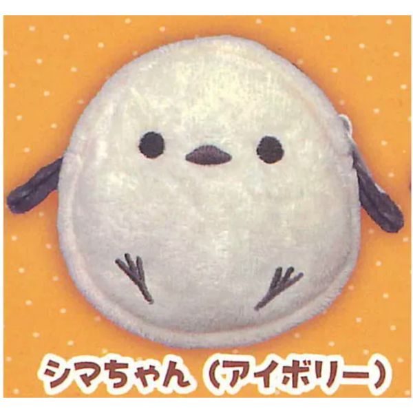 4A969『現貨』銀喉長尾山雀坐姿小物袋P2 AMUSE 扭蛋 轉蛋 