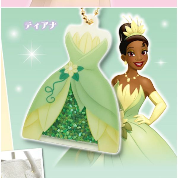 3A010『現貨』迪士尼公主裙搖搖壓克力吊飾 T-ARTS 扭蛋 轉蛋 