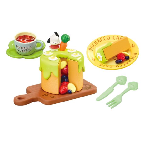 R222『現貨』稍微繞道的帕恰狗咖啡場景組 RE-MENT 盒玩 