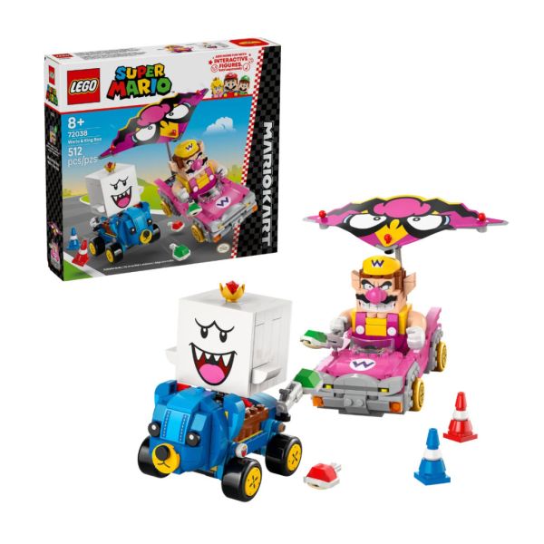 『現貨』LEGO 72038 瑪利歐賽車 - 瓦利歐與害羞幽靈王 盒組 