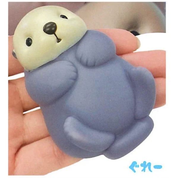 2A785『現貨』漂漂軟膠海獺 YELL 扭蛋 轉蛋 