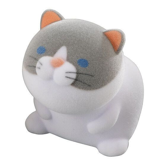 2A295『現貨』Q彈饅頭植絨貓貓 BANDAI 扭蛋 轉蛋 