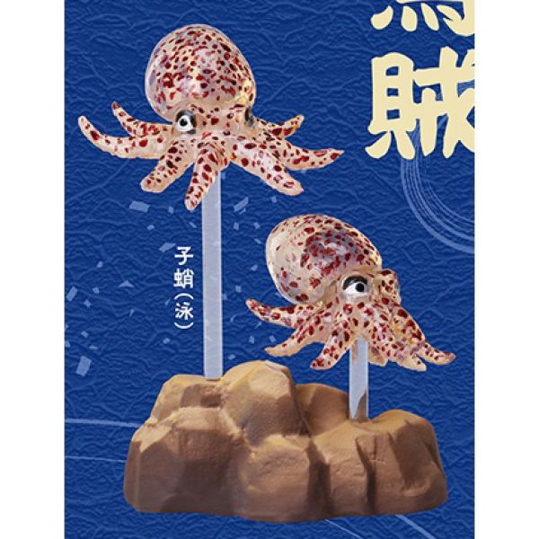 5A793『現貨』章魚&烏賊  Standstones  扭蛋   轉蛋 