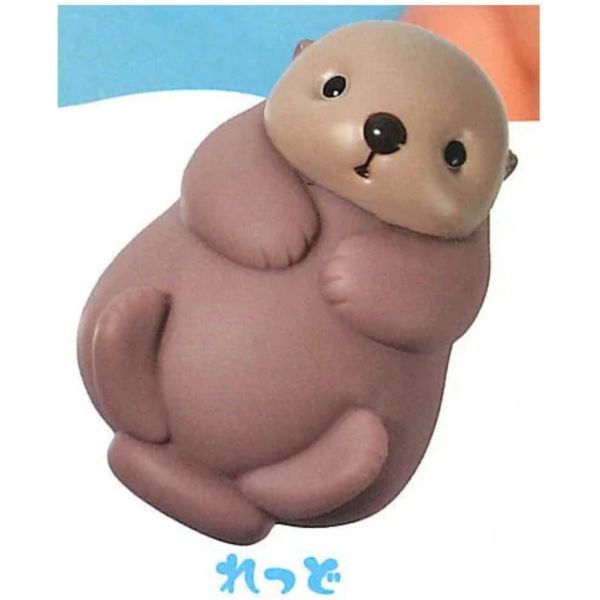 2A785『現貨』漂漂軟膠海獺 YELL 扭蛋 轉蛋 