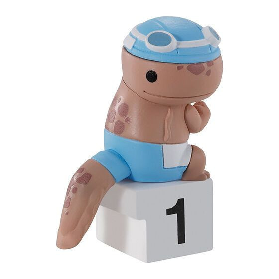 3A881『現貨』不會游泳的水邊生物公仔 BANDAI 扭蛋 轉蛋 