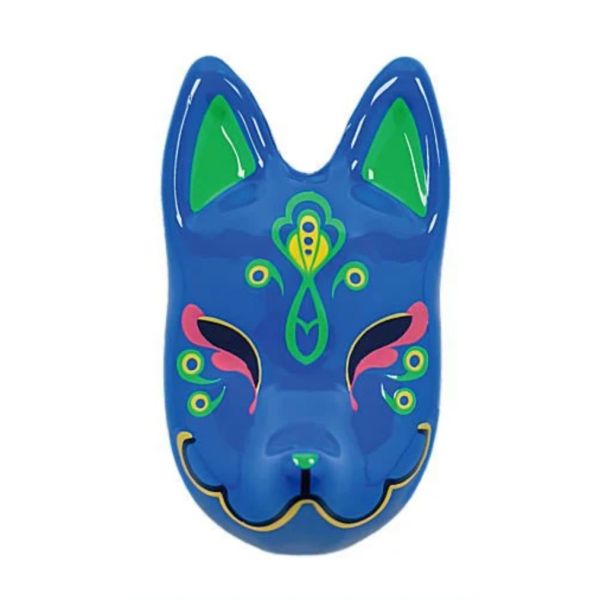 2A499『現貨』花面狐狸面具吊飾P9 SO-TA 扭蛋 轉蛋 