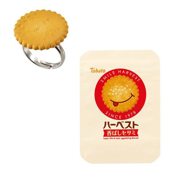 2A48『現貨』東鳩零食造型戒指 扭蛋 轉蛋 