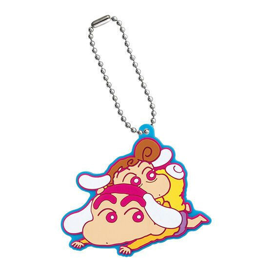 2A347『現貨』蠟筆小新x三麗鷗軟膠吊飾 BANDAI 扭蛋 轉蛋 