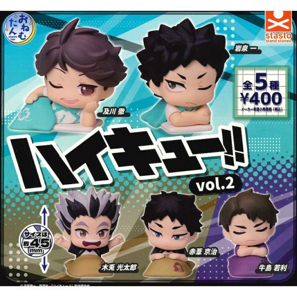 3A584『現貨』排球少年睡眠公仔P2 Standstones 扭蛋 轉蛋 