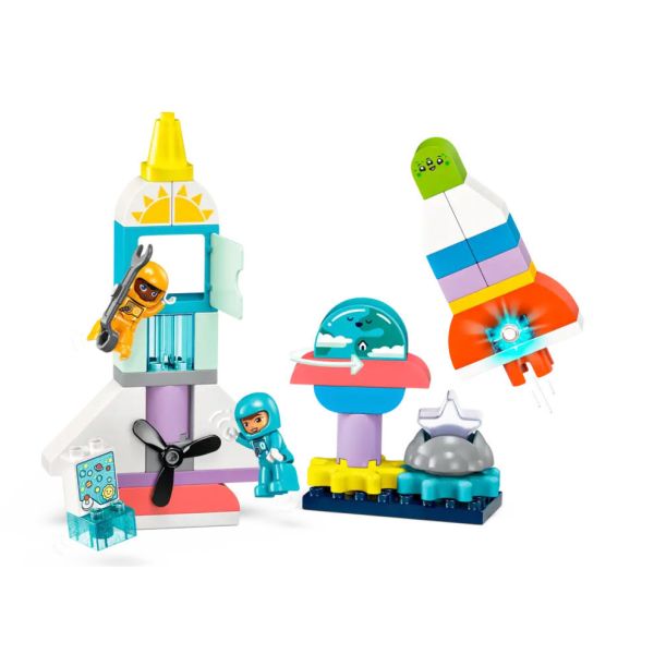『現貨』LEGO 10422 DUPLO-三合一太空梭歷險 盒組 