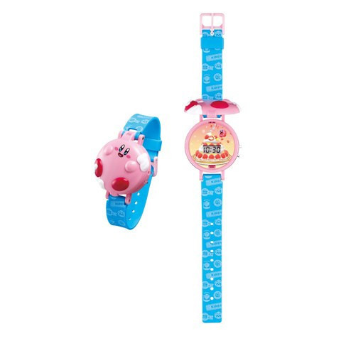 2A860『現貨』星之卡比美食節圓滾滾電子錶 T-ARTS 扭蛋 轉蛋 