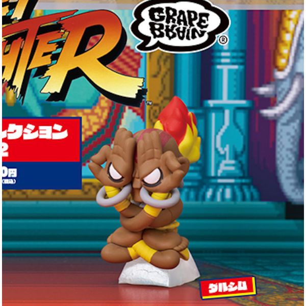 4A433『現貨』快打旋風 ╳ GRAPE BRAIN造型公仔P2 Standstones 扭蛋 轉蛋 